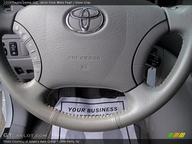Arctic Frost White Pearl / Stone Gray 2004 Toyota Sienna XLE
