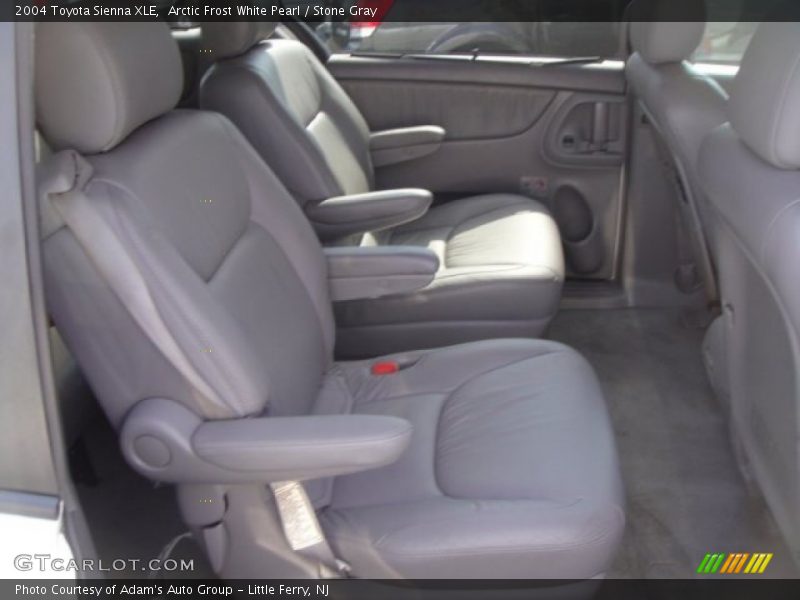 Arctic Frost White Pearl / Stone Gray 2004 Toyota Sienna XLE