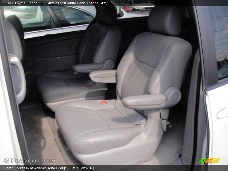 Arctic Frost White Pearl / Stone Gray 2004 Toyota Sienna XLE