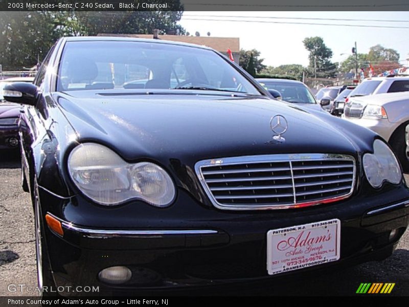 Black / Charcoal 2003 Mercedes-Benz C 240 Sedan