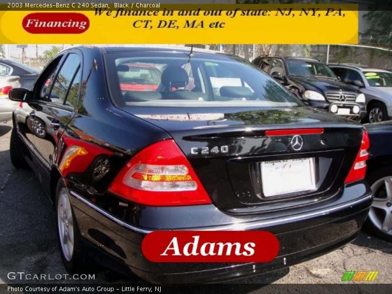 Black / Charcoal 2003 Mercedes-Benz C 240 Sedan