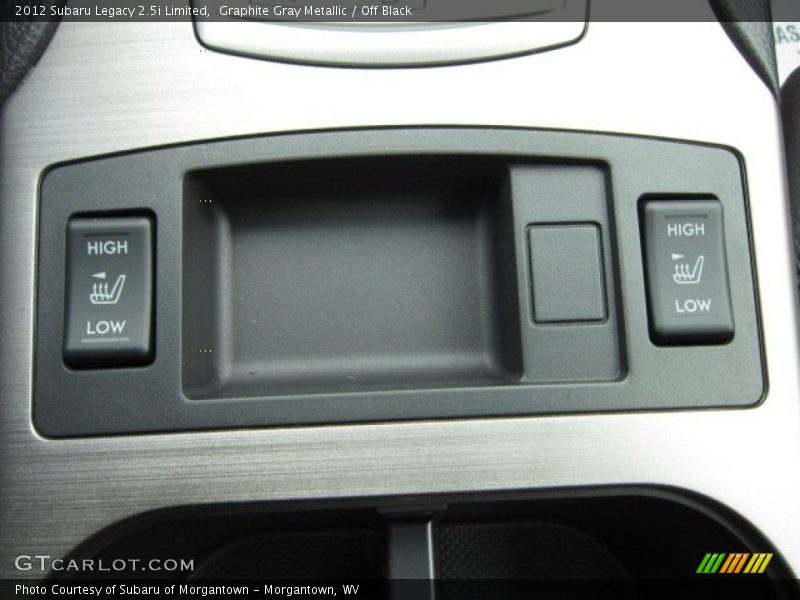 Graphite Gray Metallic / Off Black 2012 Subaru Legacy 2.5i Limited