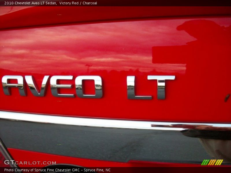 Victory Red / Charcoal 2010 Chevrolet Aveo LT Sedan