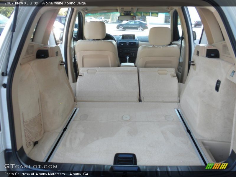 Alpine White / Sand Beige 2007 BMW X3 3.0si