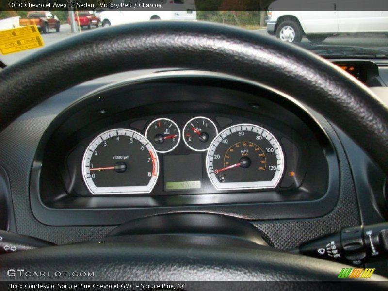 Victory Red / Charcoal 2010 Chevrolet Aveo LT Sedan