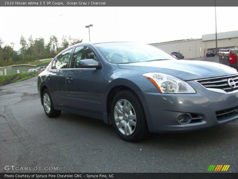 Ocean Gray / Charcoal 2010 Nissan Altima 3.5 SR Coupe