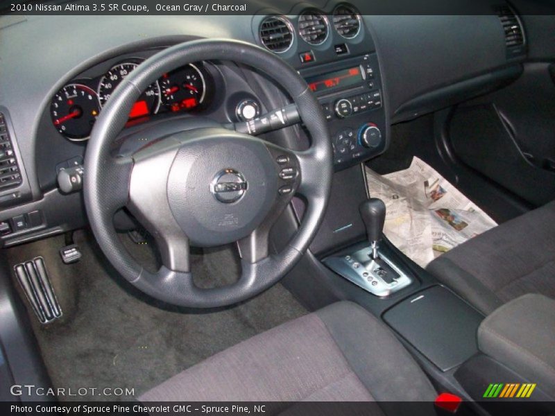 Ocean Gray / Charcoal 2010 Nissan Altima 3.5 SR Coupe