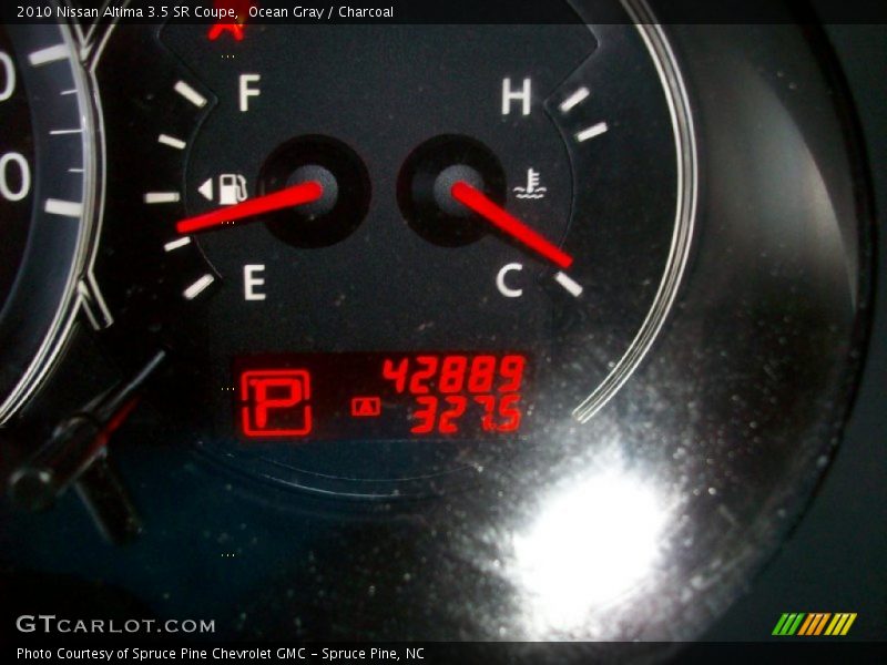 Ocean Gray / Charcoal 2010 Nissan Altima 3.5 SR Coupe