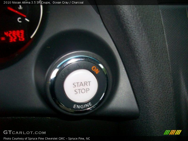 Ocean Gray / Charcoal 2010 Nissan Altima 3.5 SR Coupe