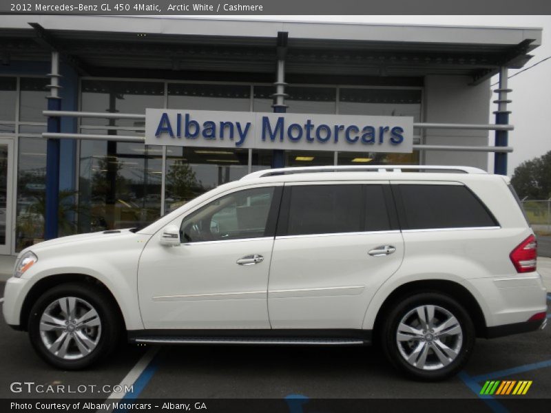 Arctic White / Cashmere 2012 Mercedes-Benz GL 450 4Matic