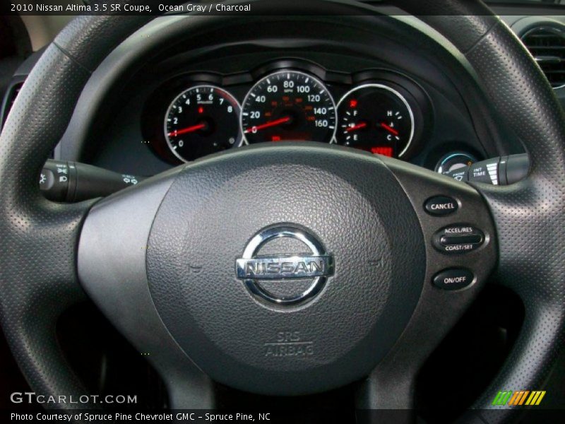 Ocean Gray / Charcoal 2010 Nissan Altima 3.5 SR Coupe