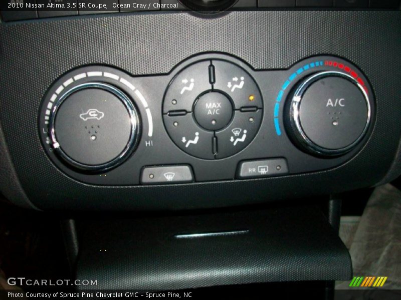 Ocean Gray / Charcoal 2010 Nissan Altima 3.5 SR Coupe
