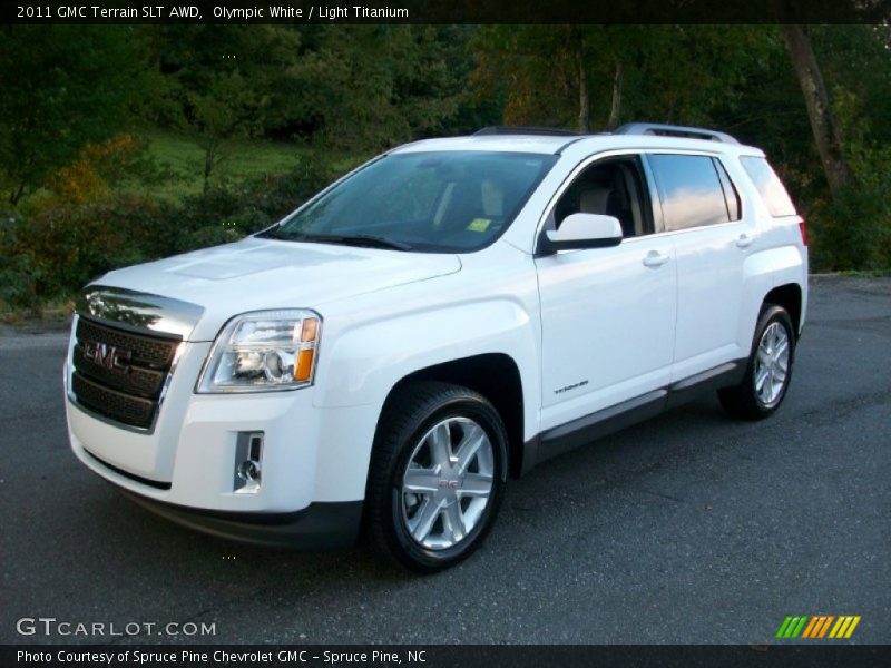 Olympic White / Light Titanium 2011 GMC Terrain SLT AWD