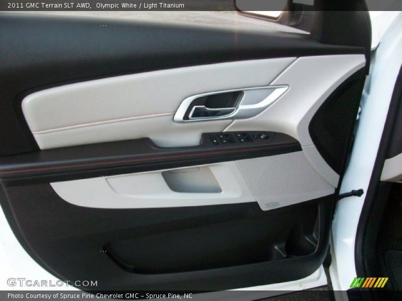 Olympic White / Light Titanium 2011 GMC Terrain SLT AWD