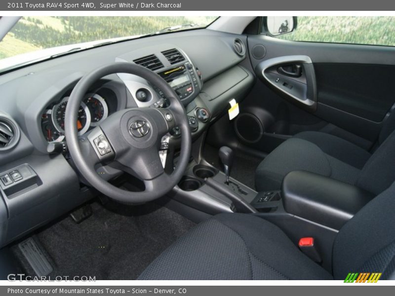 Super White / Dark Charcoal 2011 Toyota RAV4 Sport 4WD