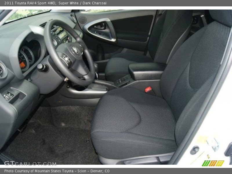Super White / Dark Charcoal 2011 Toyota RAV4 Sport 4WD