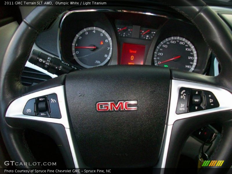 Olympic White / Light Titanium 2011 GMC Terrain SLT AWD