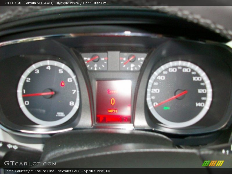 Olympic White / Light Titanium 2011 GMC Terrain SLT AWD
