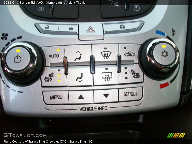 Controls of 2011 Terrain SLT AWD