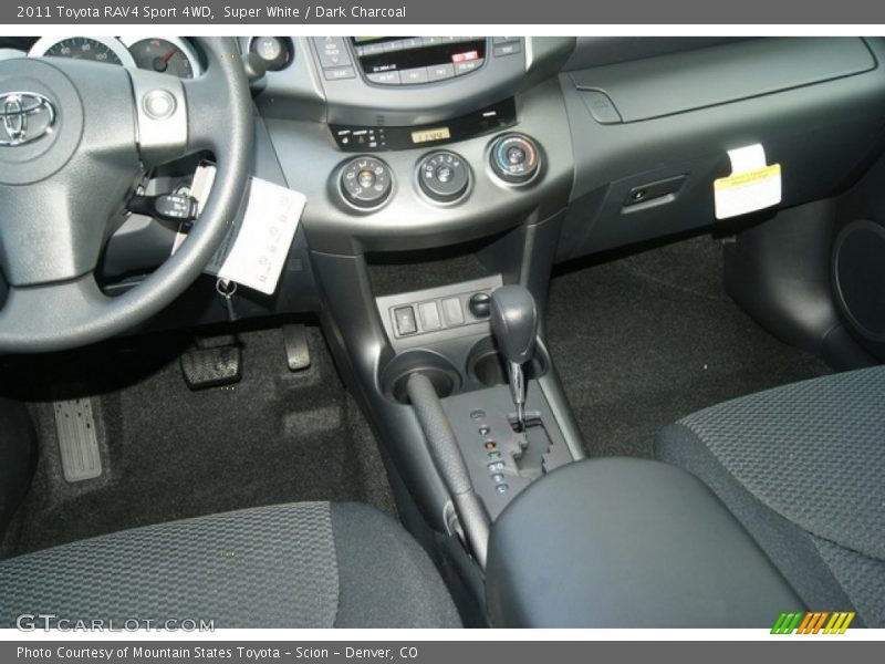 Super White / Dark Charcoal 2011 Toyota RAV4 Sport 4WD