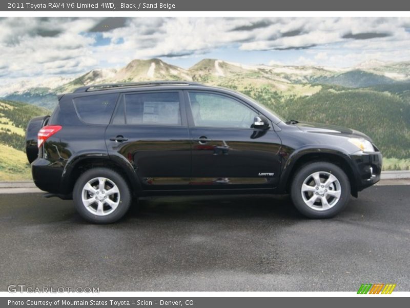 Black / Sand Beige 2011 Toyota RAV4 V6 Limited 4WD