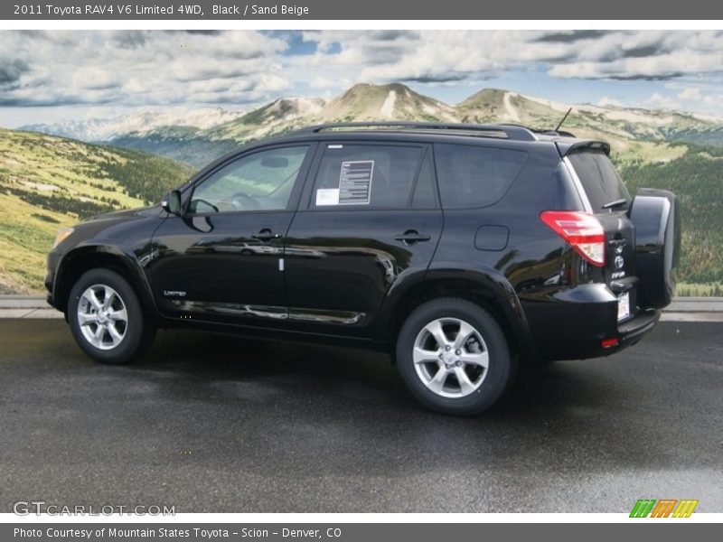 Black / Sand Beige 2011 Toyota RAV4 V6 Limited 4WD