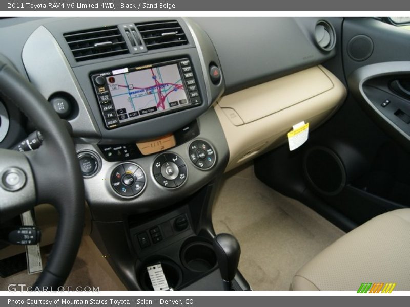 Black / Sand Beige 2011 Toyota RAV4 V6 Limited 4WD