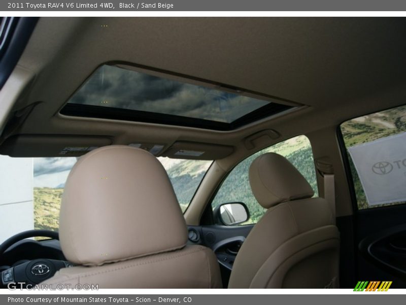 Black / Sand Beige 2011 Toyota RAV4 V6 Limited 4WD