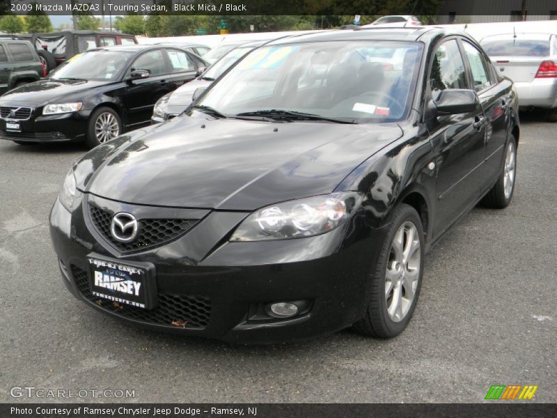 Black Mica / Black 2009 Mazda MAZDA3 i Touring Sedan