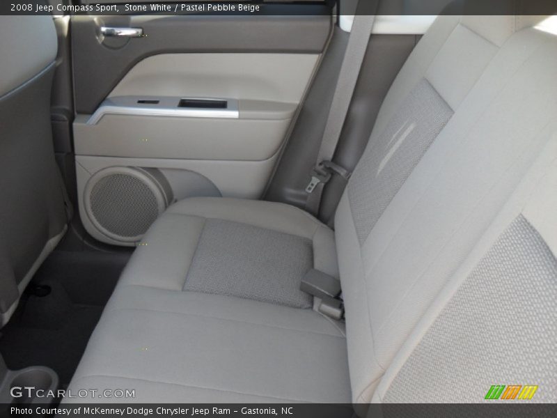 Stone White / Pastel Pebble Beige 2008 Jeep Compass Sport