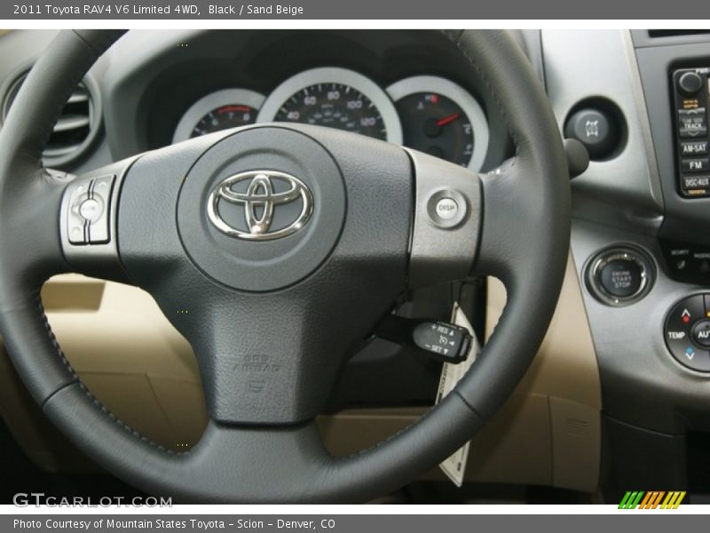 Black / Sand Beige 2011 Toyota RAV4 V6 Limited 4WD