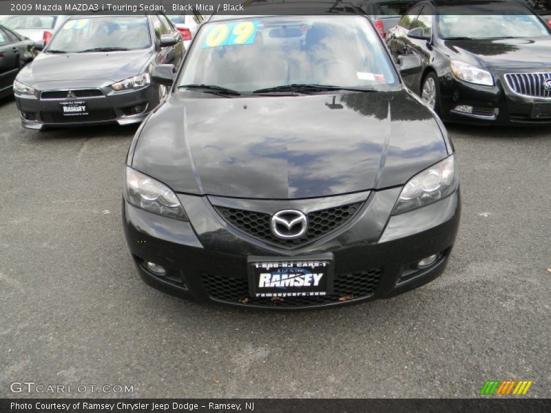 Black Mica / Black 2009 Mazda MAZDA3 i Touring Sedan
