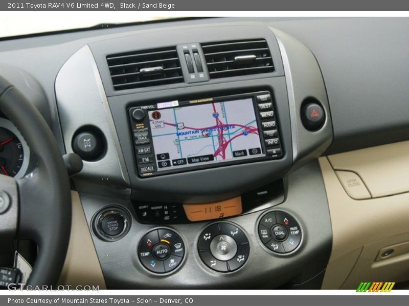 Black / Sand Beige 2011 Toyota RAV4 V6 Limited 4WD