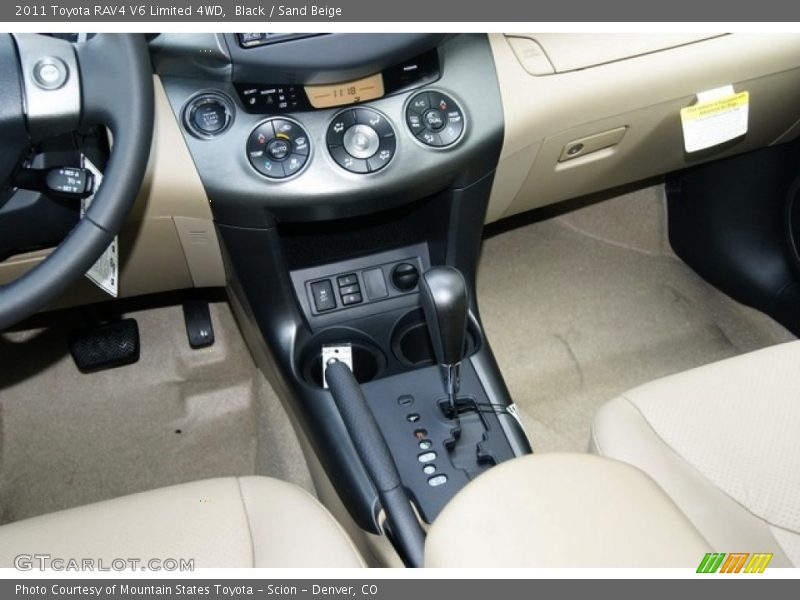 Black / Sand Beige 2011 Toyota RAV4 V6 Limited 4WD