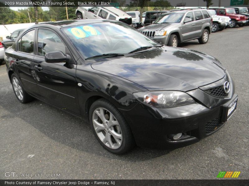 Black Mica / Black 2009 Mazda MAZDA3 i Touring Sedan