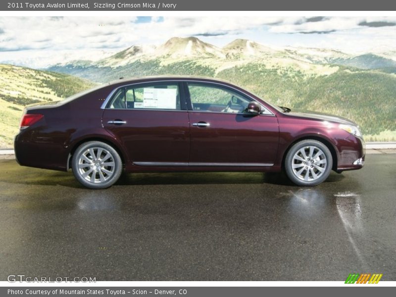 Sizzling Crimson Mica / Ivory 2011 Toyota Avalon Limited