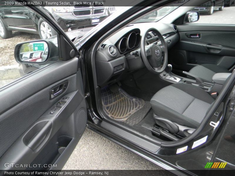 Black Mica / Black 2009 Mazda MAZDA3 i Touring Sedan