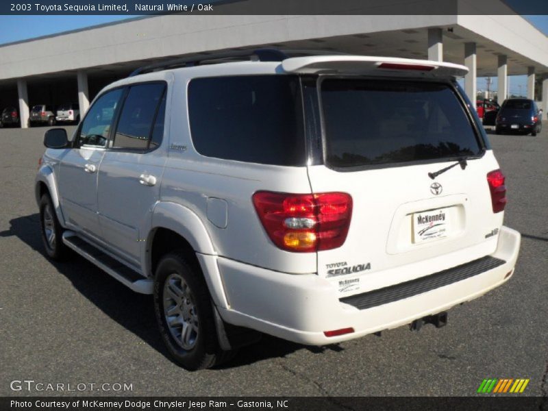Natural White / Oak 2003 Toyota Sequoia Limited