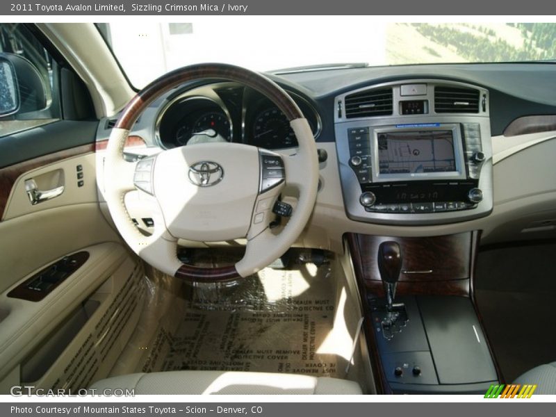 Sizzling Crimson Mica / Ivory 2011 Toyota Avalon Limited