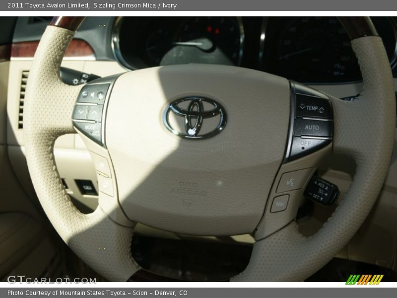 Sizzling Crimson Mica / Ivory 2011 Toyota Avalon Limited