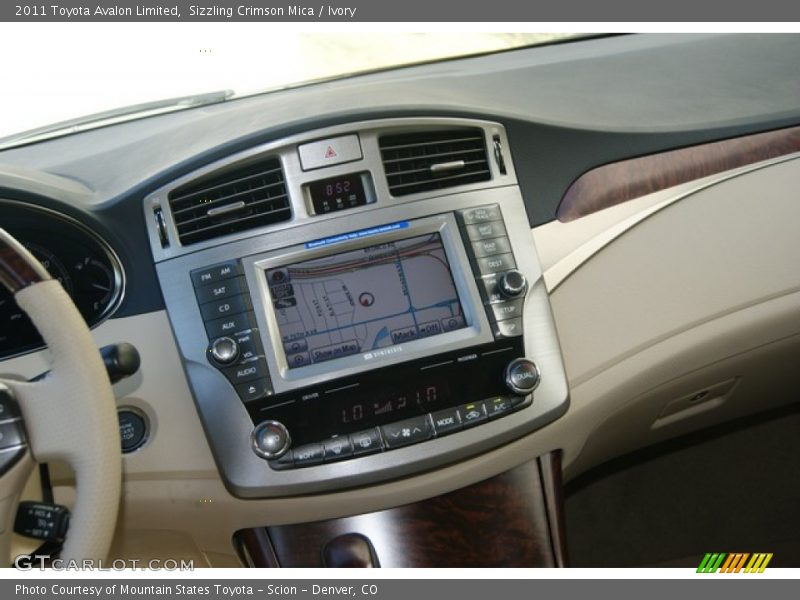 Sizzling Crimson Mica / Ivory 2011 Toyota Avalon Limited