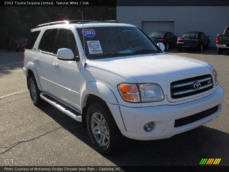Natural White / Oak 2003 Toyota Sequoia Limited