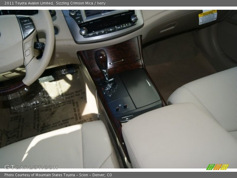 Sizzling Crimson Mica / Ivory 2011 Toyota Avalon Limited