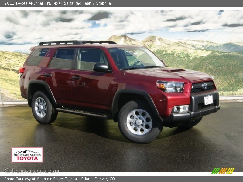 Salsa Red Pearl / Graphite 2011 Toyota 4Runner Trail 4x4