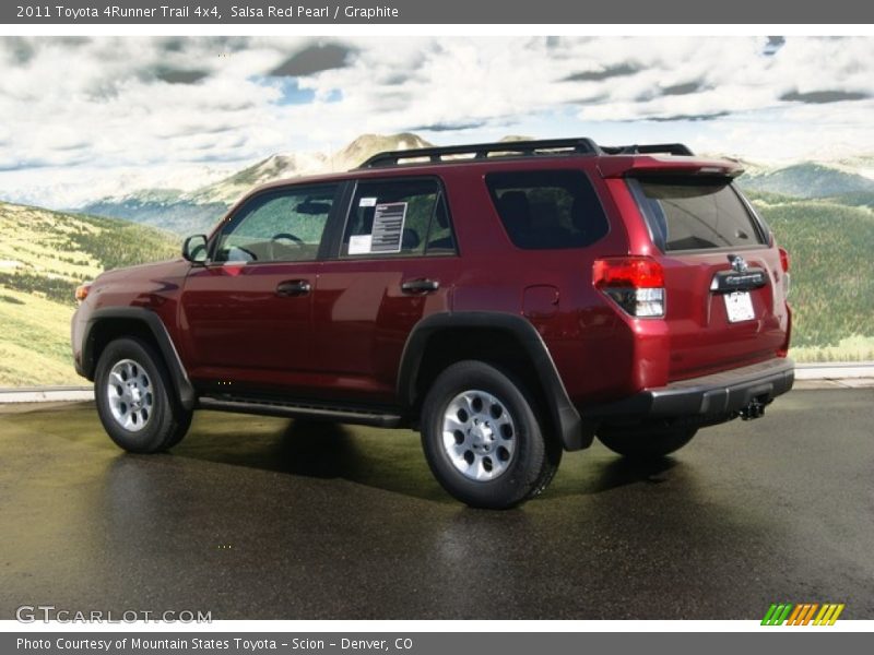 Salsa Red Pearl / Graphite 2011 Toyota 4Runner Trail 4x4
