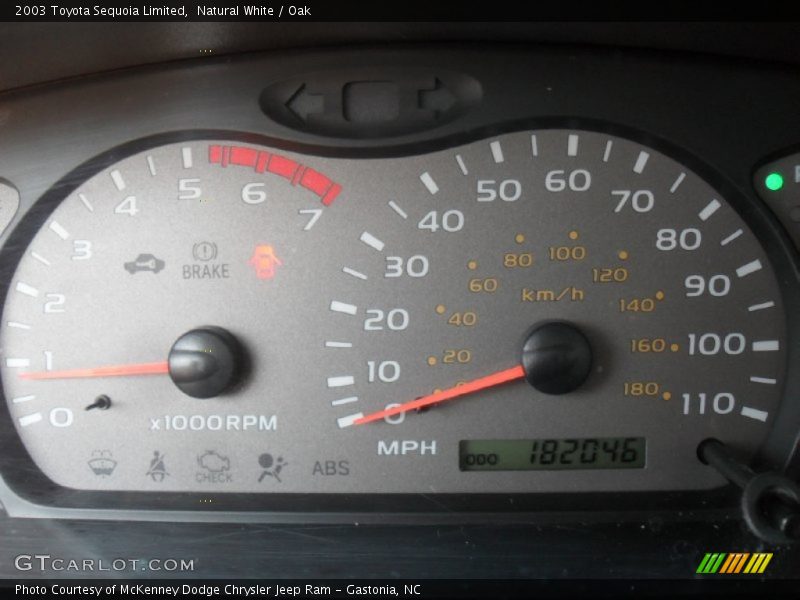 Natural White / Oak 2003 Toyota Sequoia Limited