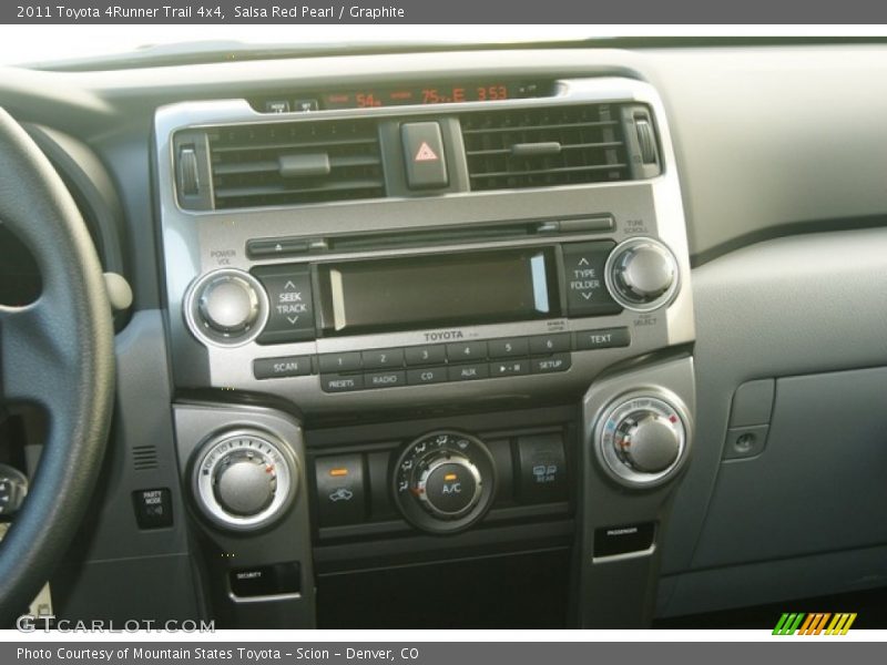 Salsa Red Pearl / Graphite 2011 Toyota 4Runner Trail 4x4