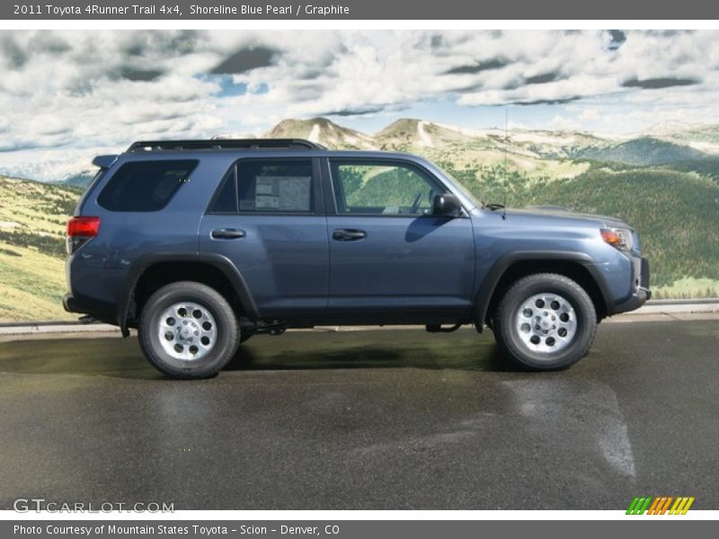 Shoreline Blue Pearl / Graphite 2011 Toyota 4Runner Trail 4x4