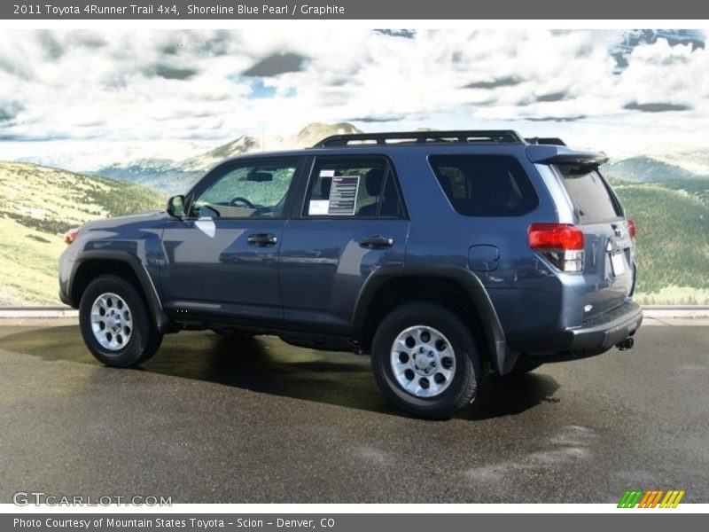 Shoreline Blue Pearl / Graphite 2011 Toyota 4Runner Trail 4x4