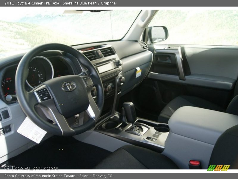 Shoreline Blue Pearl / Graphite 2011 Toyota 4Runner Trail 4x4